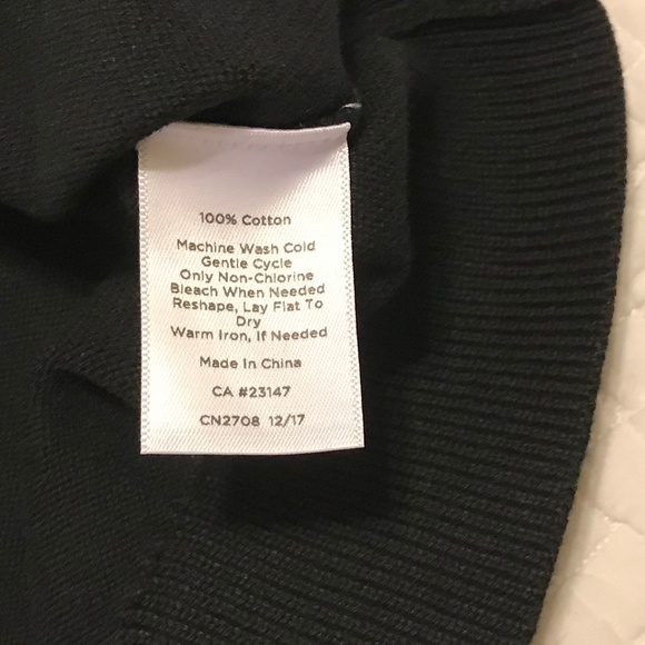 NWT Talbots crew neck black sweater tank (3X) - Picture 7 of 16